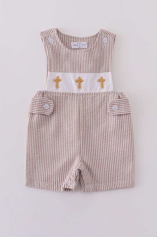 Premium Brown Cross Embroidery Jonjon