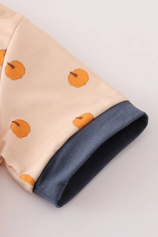 Khaki Print Pajamas Set