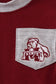 Maroon Mississippi Embroidery Romper