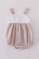 Premium Brown Cross Embroidery Bubble