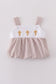 Premium Brown Cross Embroidery Bubble