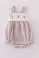 Premium Brown Cross Embroidery Bubble