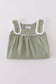 Premium Sage Ruffle Dress