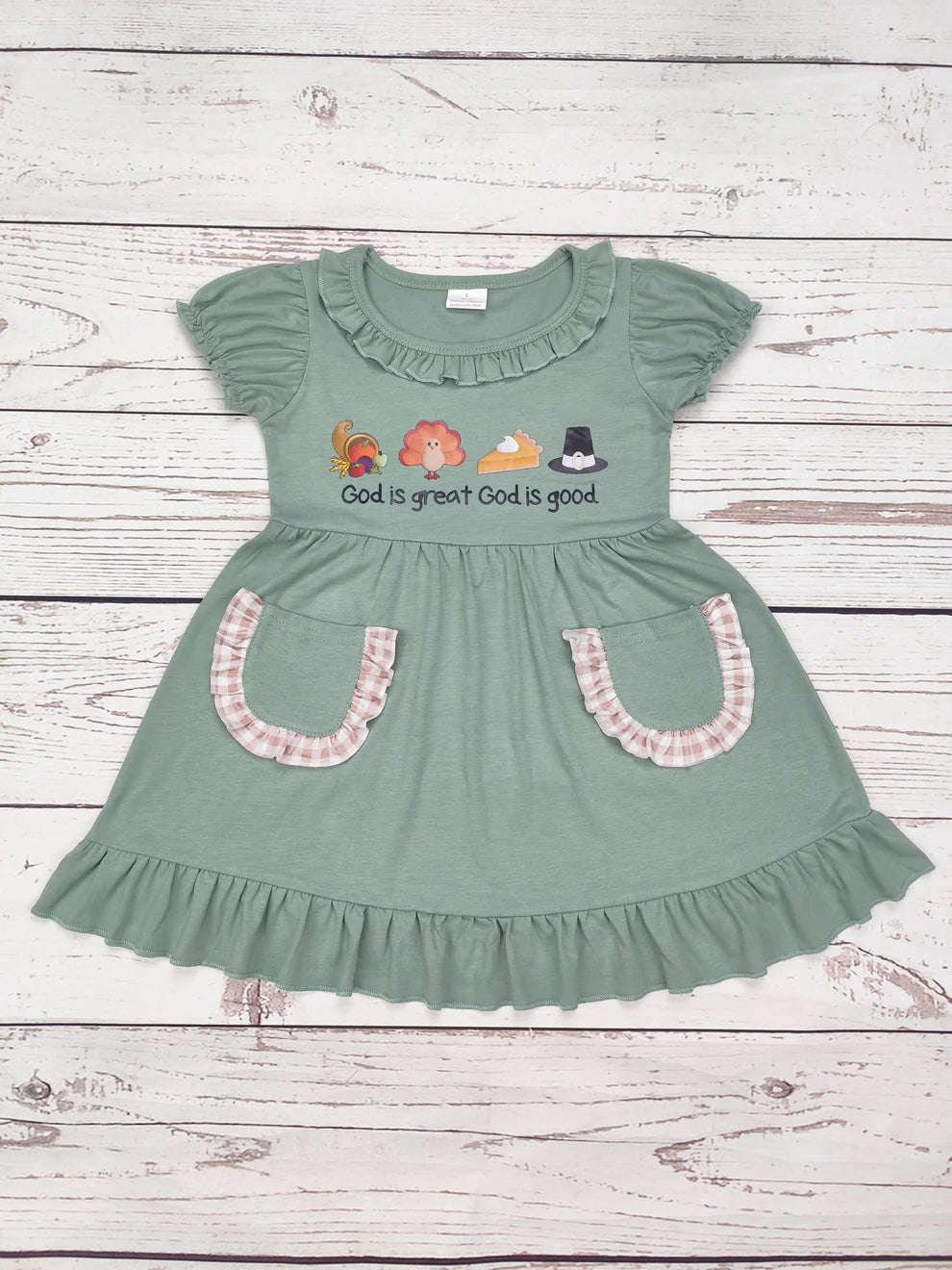 Baby Girl Cotton Thanksgiving Dress