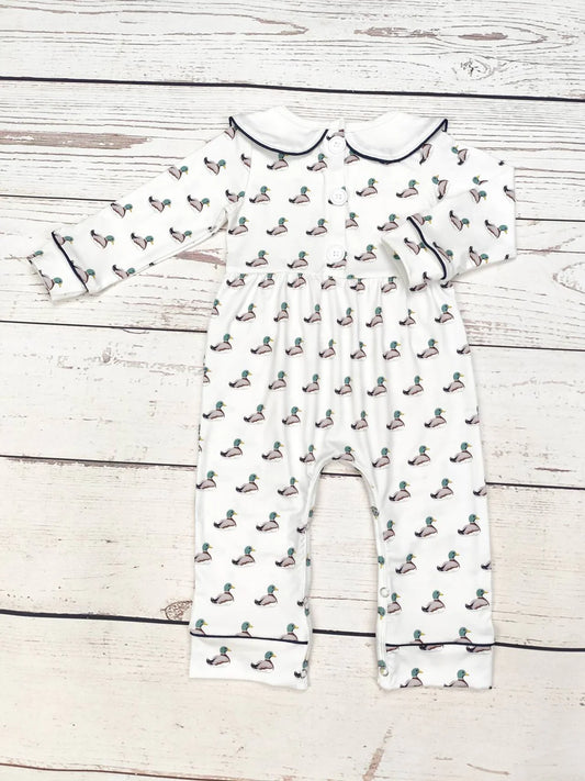 Baby Duck Print Romper