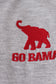 Grey Alabama Embroidery Pants Set