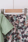 Green Camouflage Cross Applique Shorts Set